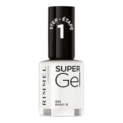 Esmalte de uñas Rimmel Super Gel, color 001 Basic B, 12 ml