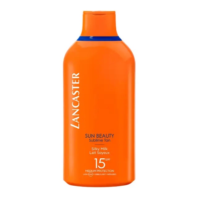 Lancaster Sun Beauty Sublime Tan Silky Milk SPF 15 Leche Corporal y Facial 400 ml