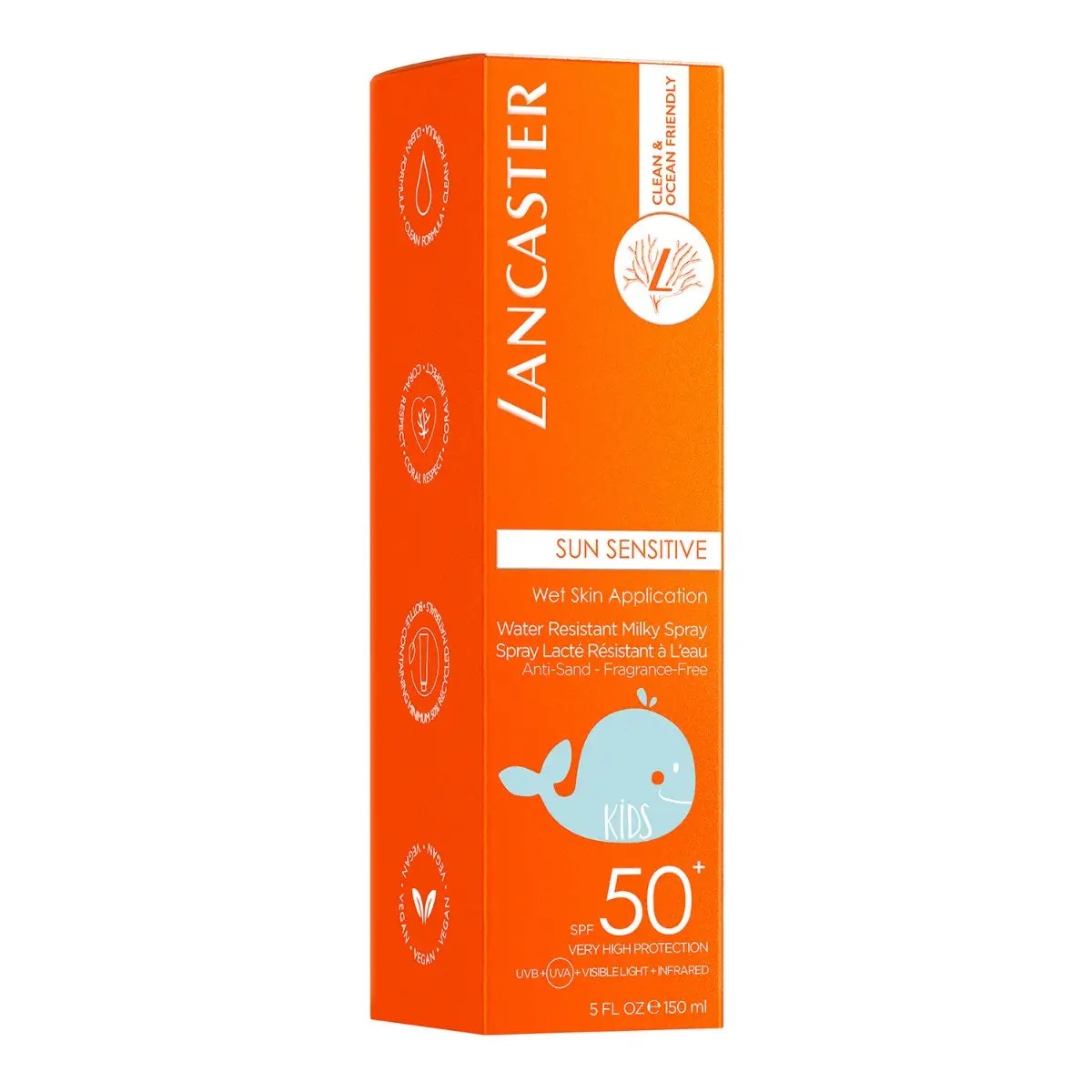 Lancaster Sun Sensitive Milky Spray Protector Solar para Niños SPF 50+ 150 ml