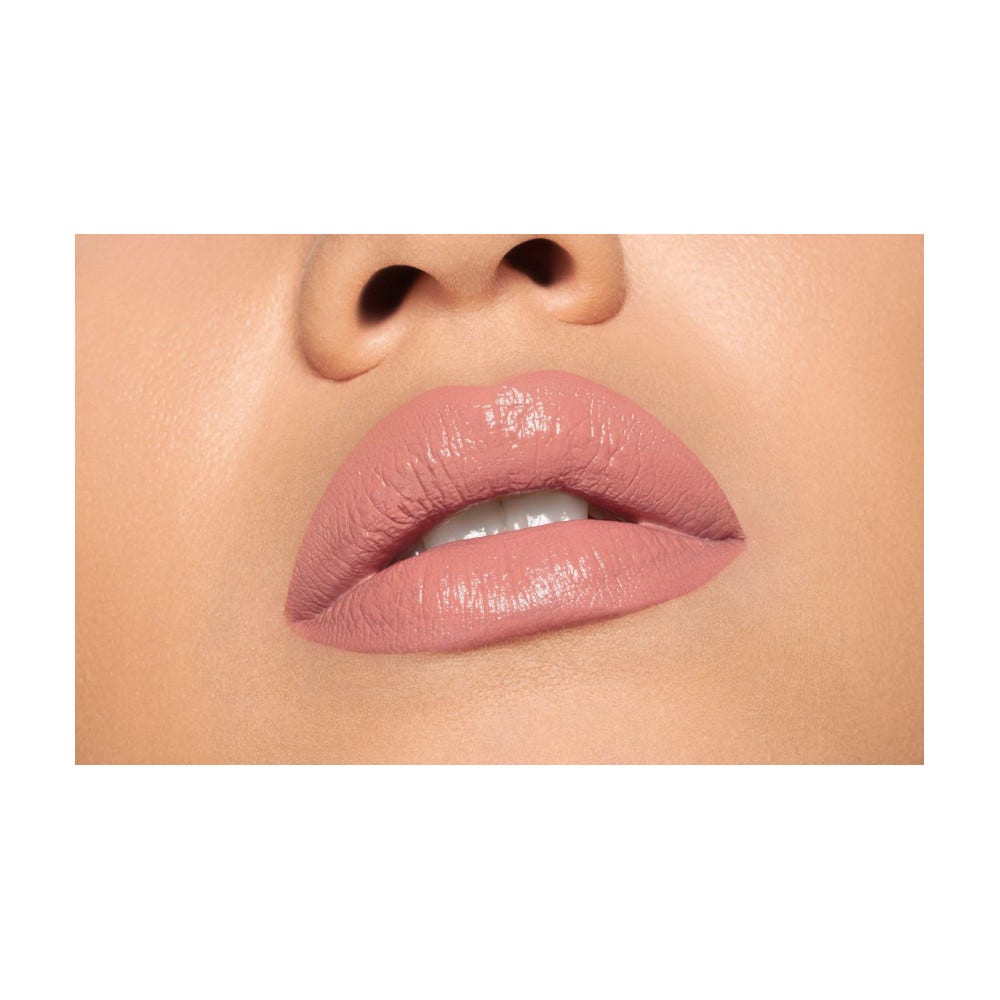 Pupa Vamp! Lipstick, pintalabios voluminizador, 3,5 g, tono Warm Nude 201