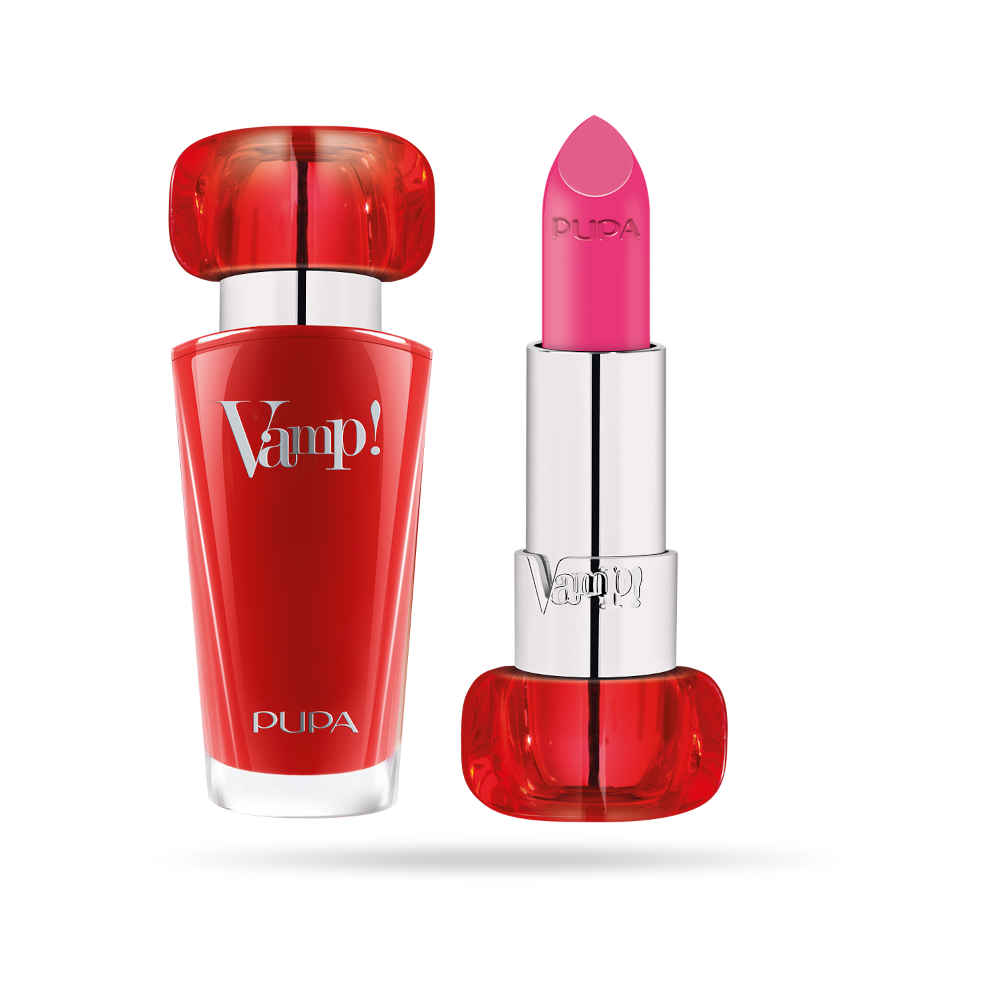 Pupa Vamp! Lipstick, pintalabios voluminizador, 3,5 g, Fuchsia Addicted 203