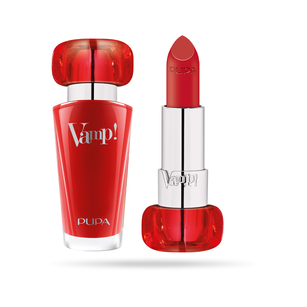 Pupa Vamp! Lipstick Rossetto Volumizzante 3,5g Iconic Red 303