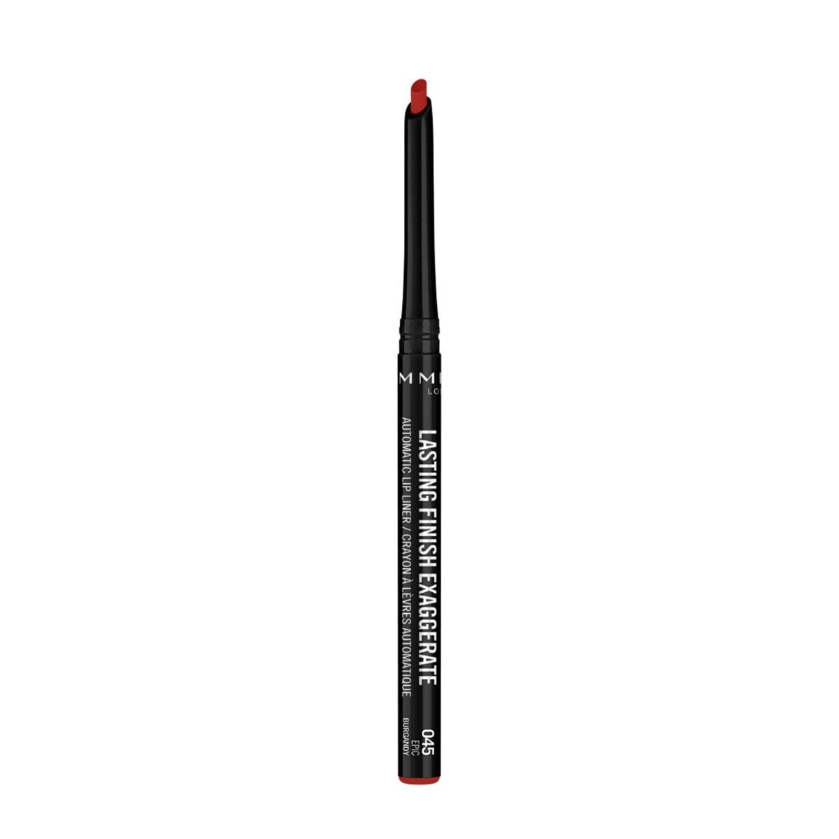 Lápiz de labios Rimmel Lasting Finish Exaggerate 045 Epic Burgandy