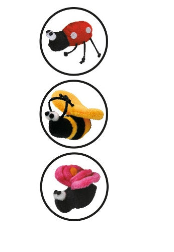 Croci Varita con Insectos Juguete para Gatos 1 Unidad Motivo Surtido