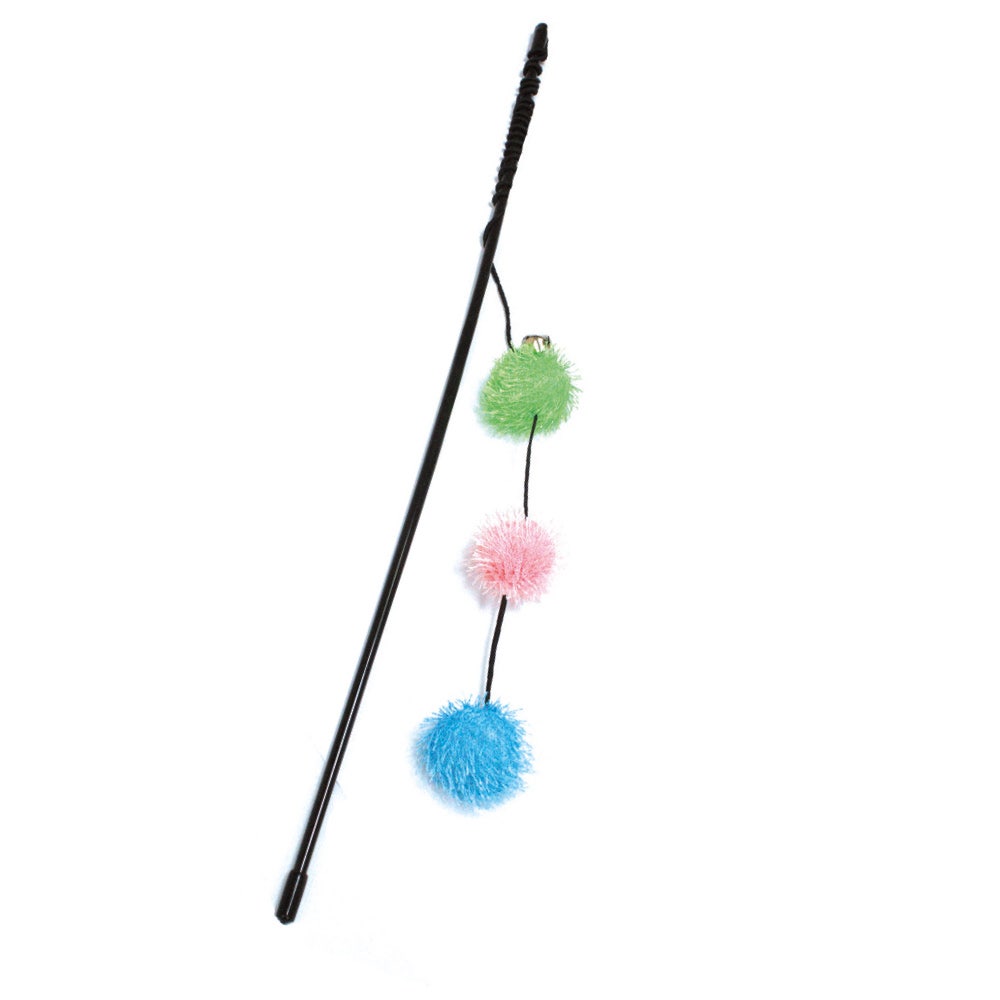 Croci Bacchetta Con Ponpon Gioco Per Gatti