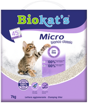 Biokat's Micro Bianco Classic Lettiera In Argilla Naturale Per Gatti 7kg