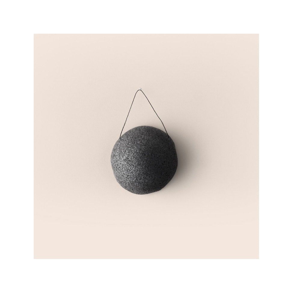 Nudo Esponja Konjac de Carbón Vegetal 6,5 cm