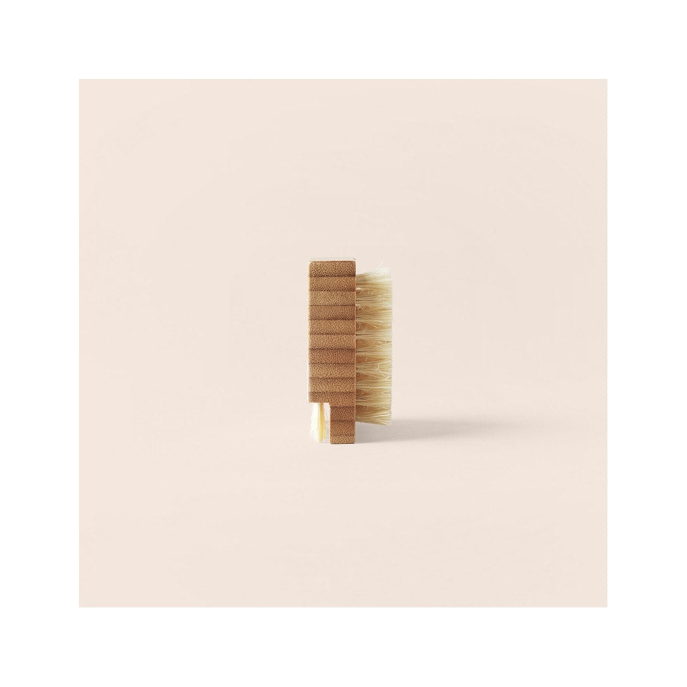 Nudo Spazzola Per Unghie Mani/Piedi In Bamboo E Fibra Di Agave