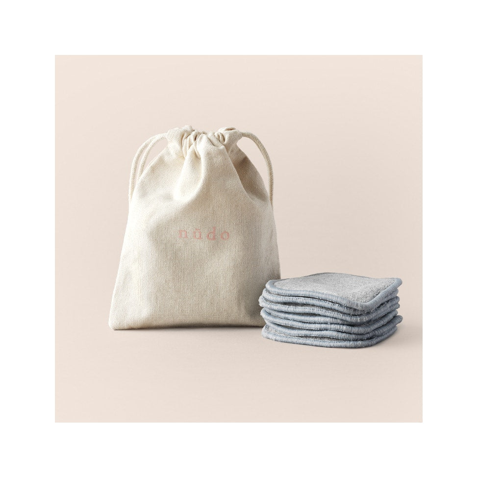 Nudo Kit Skin Essentials Dischetti Struccanti + Spugna + Guanto Esfoliante + Shopper In Cotone