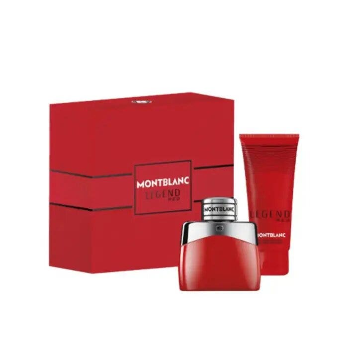 Montblanc Estuche Legend Red para hombre Eau de Parfum 50 ml + Gel de ducha 100 ml