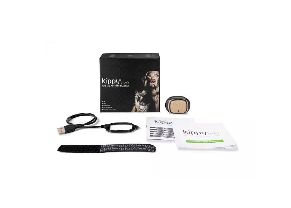 Kippy EVO Brown Wood GPS Con Activity Tracking Per Cani E Gatti