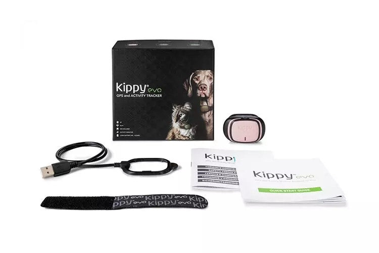 Kippy EVO Pink Petal GPS Con Activity Tracking Per Cani E Gatti