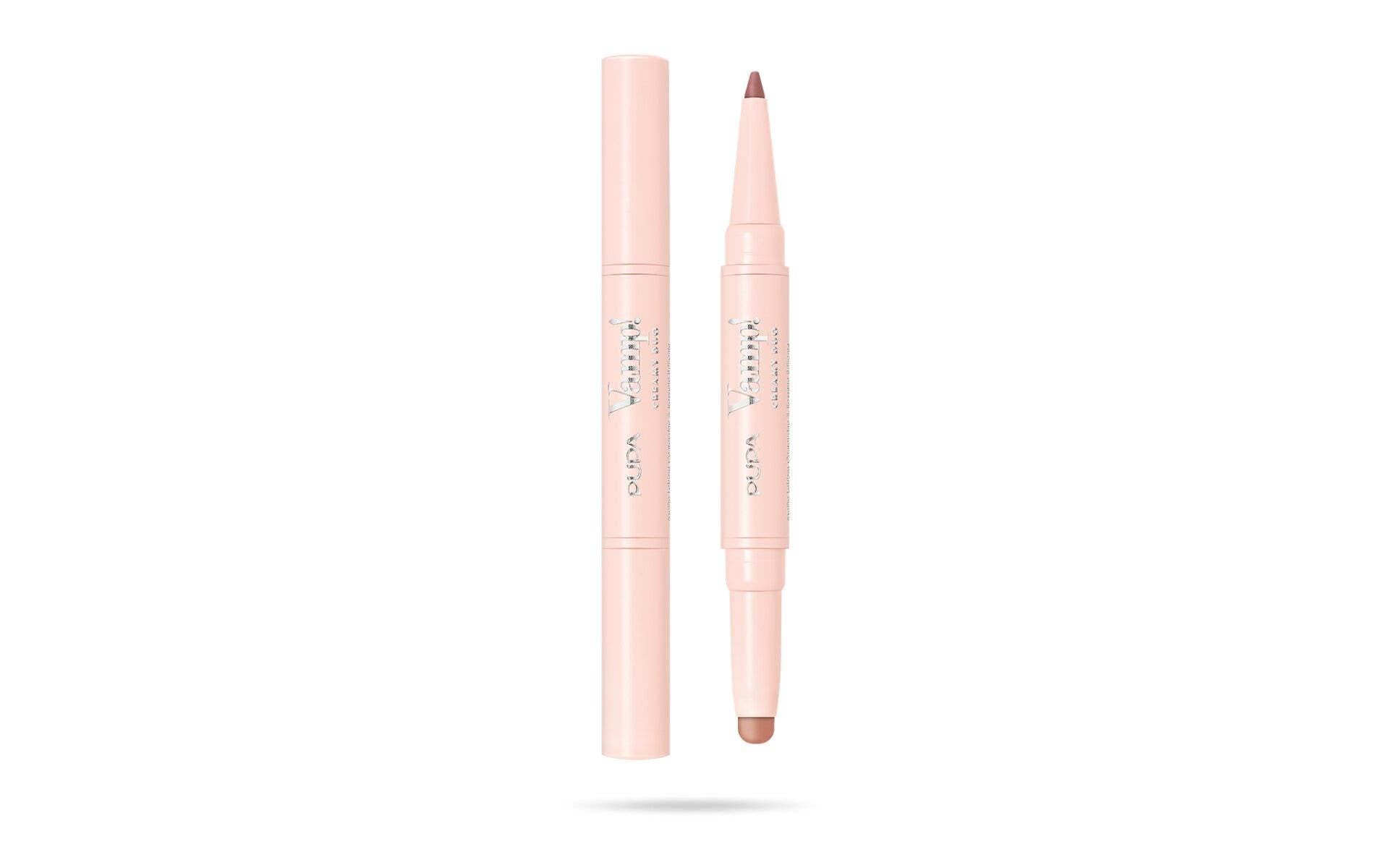 Pupa Vamp! Lápiz de labios contorneador y pintalabios brillante 005 Deep Nude