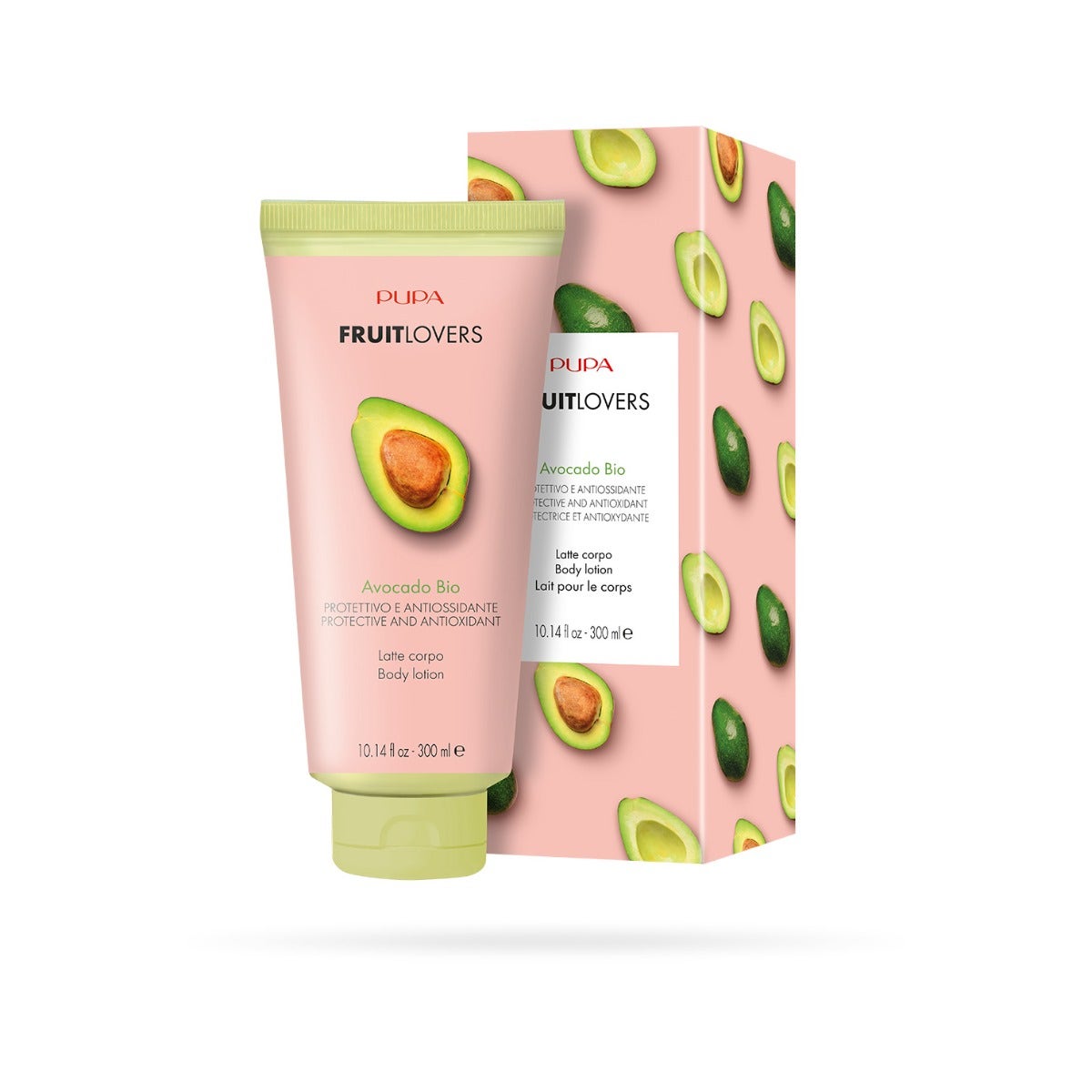Pupa Fruit Lovers Leche Corporal de Aguacate Ecológico 300 ml