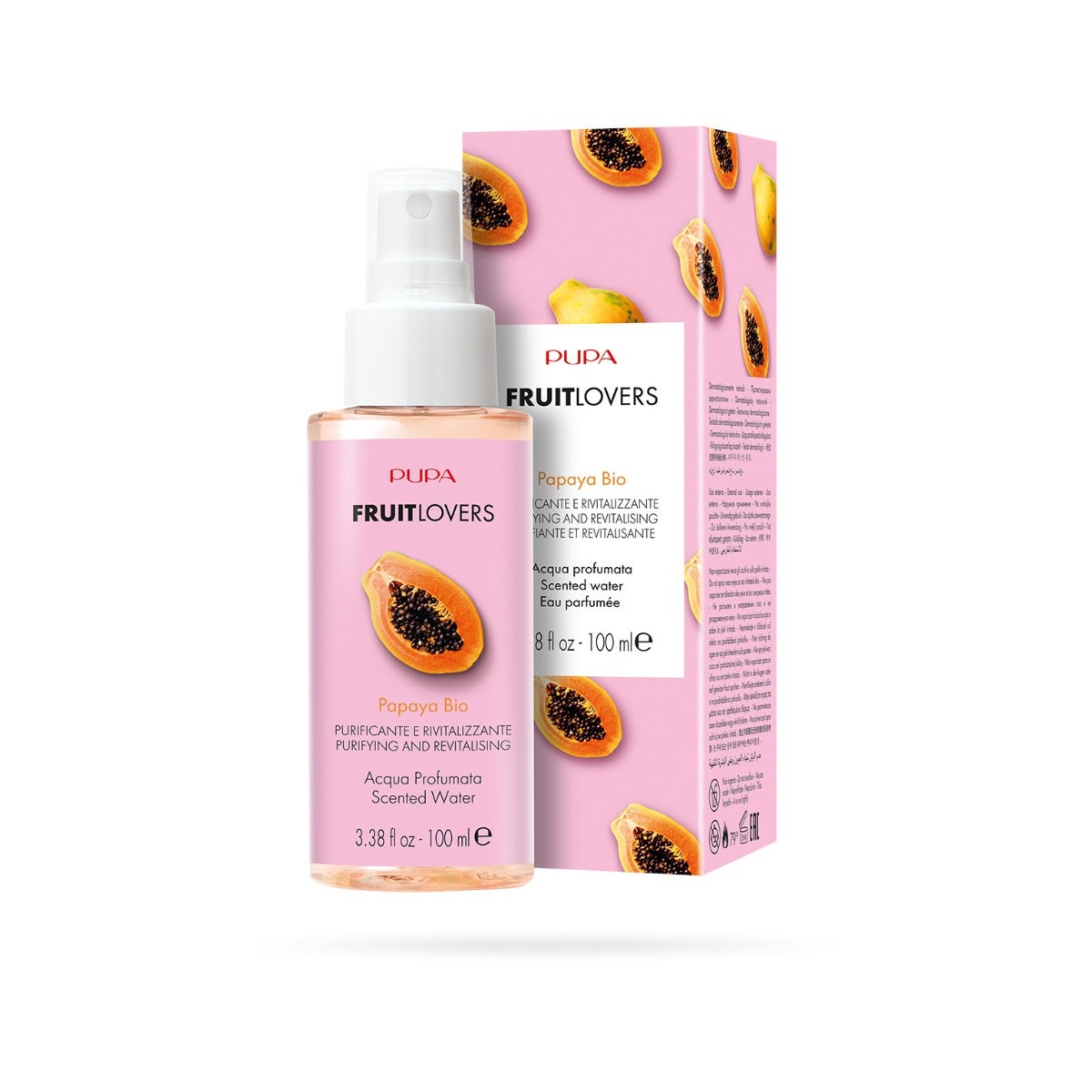 Pupa Fruit Lovers Agua perfumada Papaya Bio 100 ml