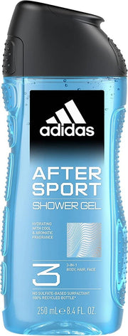 Adidas After Sport Gel Doccia Bagnoschiuma 3in1 250ml