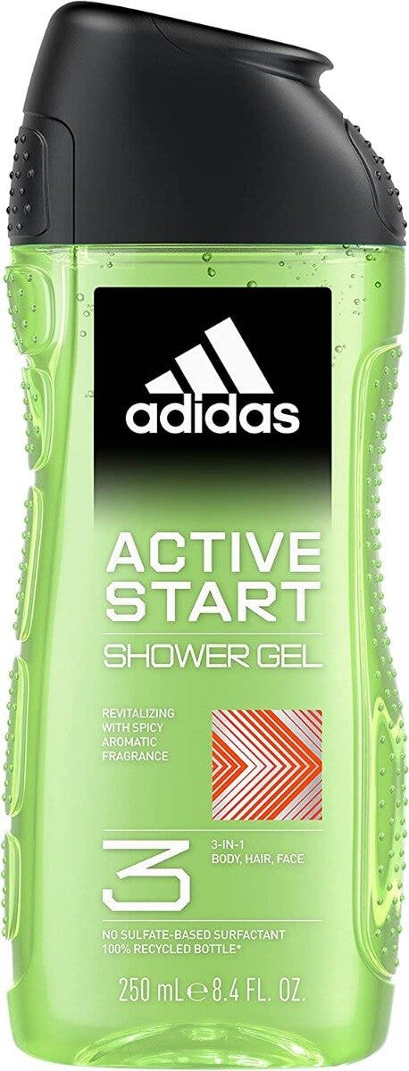 Adidas Active Start Gel Doccia Bagnoschiuma 3in1 250ml