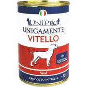 Unipro Unicamente Ternera Comida húmeda para perros adultos Tarro de 400 g