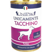 Unipro Unicamente Pavo Comida Húmeda para Perros Adultos Bote de 400 g