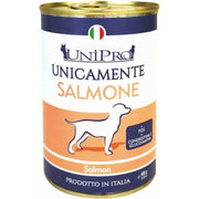 Unipro Unicamente Salmón Comida húmeda para perros adultos Tarro de 400 g