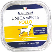 Unipro Solo Pollo Comida húmeda para perros adultos Bandeja de 150 g