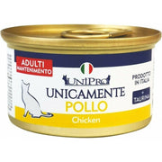 Unipro Unicamente Pollo Comida húmeda para gatos adultos Lata de 85 g