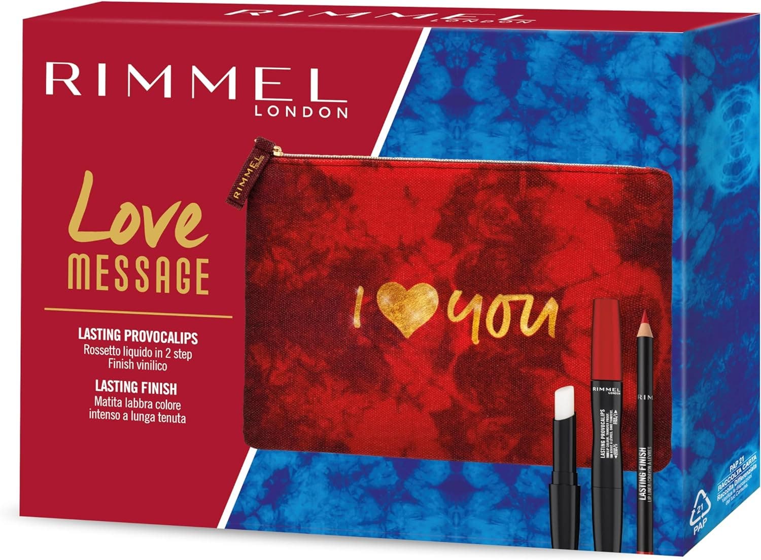 Rimmel Set Love Message Provocalips: pintalabios líquido + lápiz de labios