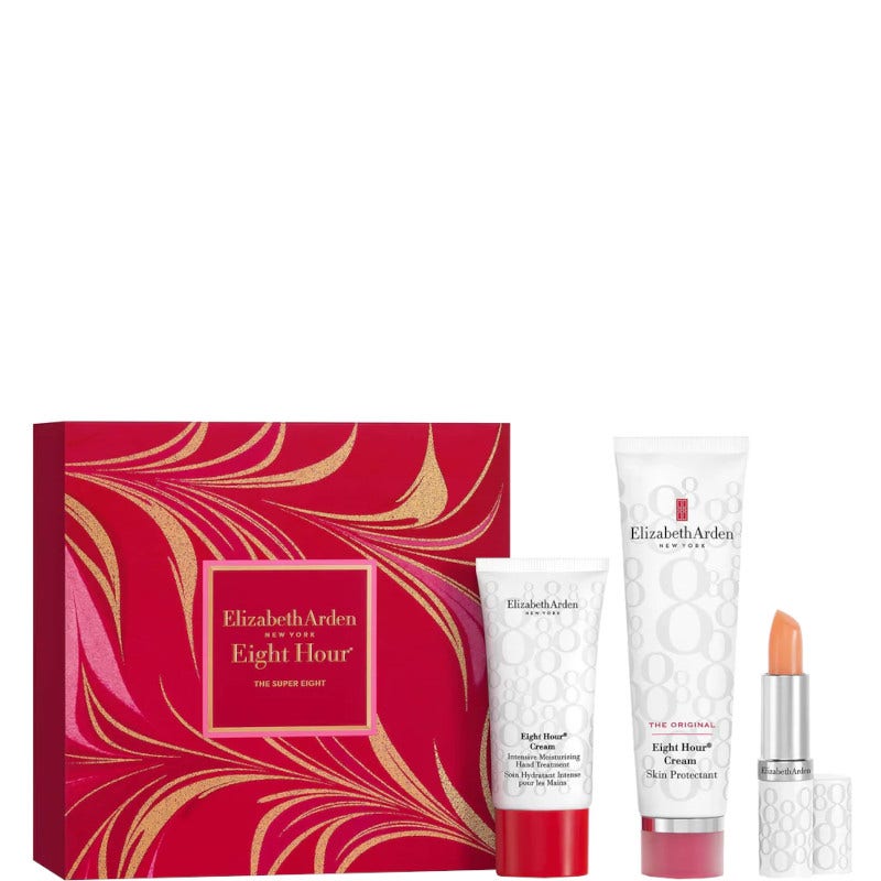 Elizabeth Arden Cofanetto Eight Hour Crema 50ml + Stick  Labbra 3,7g + Crema Mani 30ml