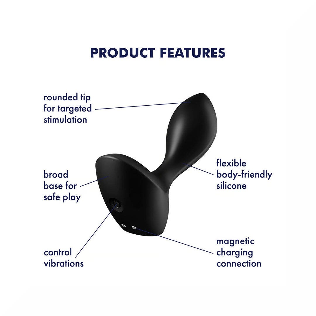 Satisfyer Backdoor Lover Vibratore Anale Nero