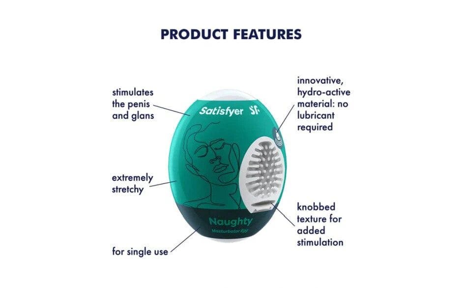 Satisfyer Masturbator Egg Naughty