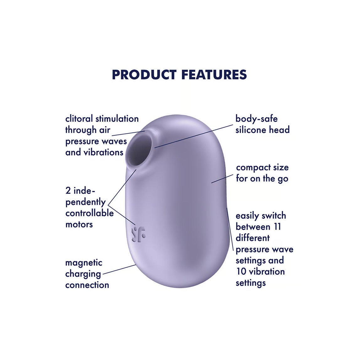 Satisfyer Pro To Go 2 Vibratore Clitoride Viola