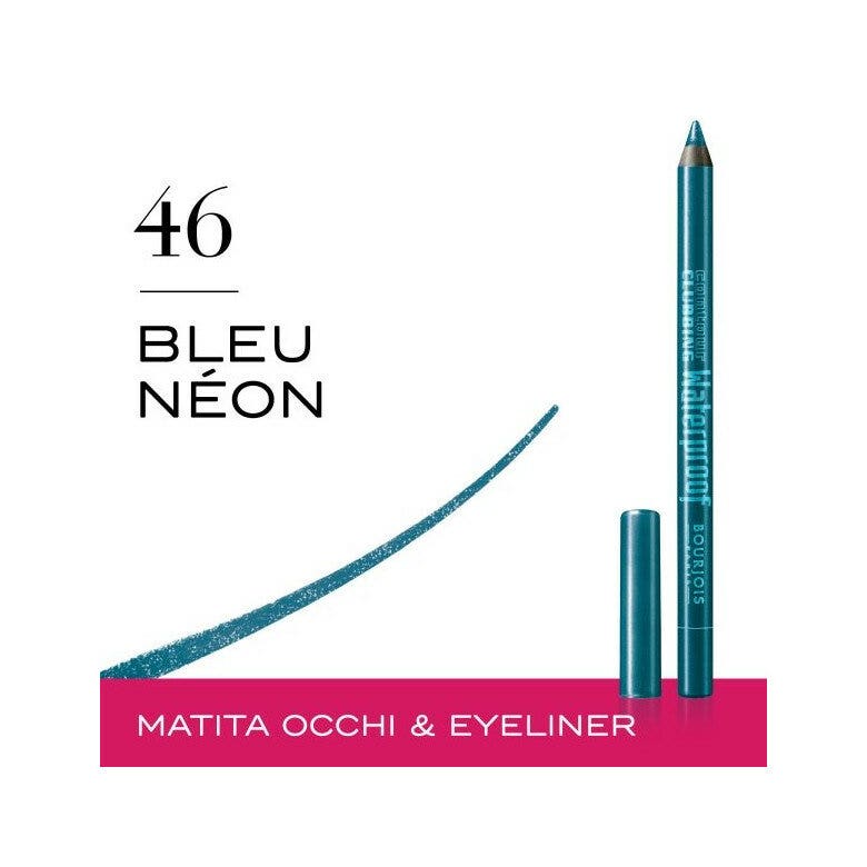 Bourjois Contour Clubbing Waterproof Matita Occhi 1,2g 046 Bleu Néon