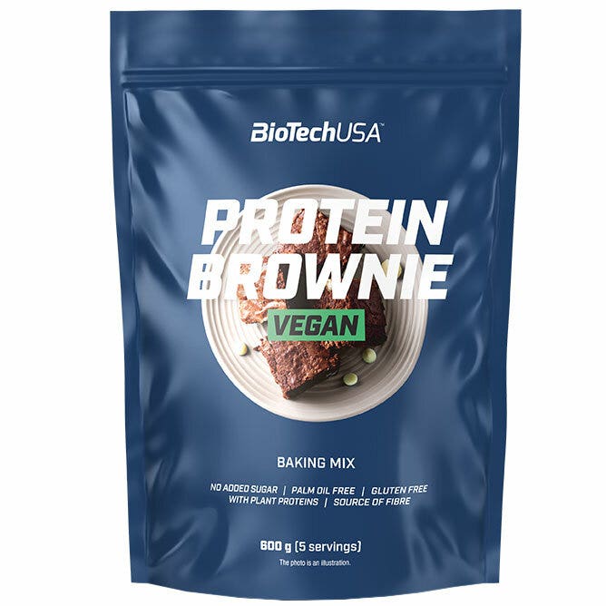 Biotech USA Brownie de proteína vegana 600 g