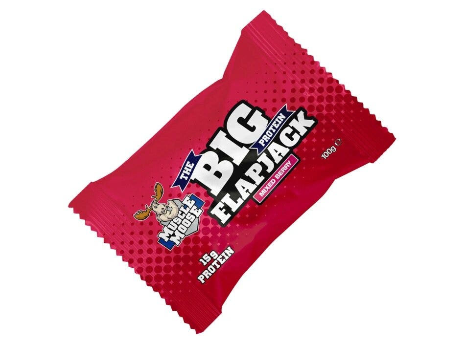 Naskor Big Protein Flapjack de frutos del bosque 100 g