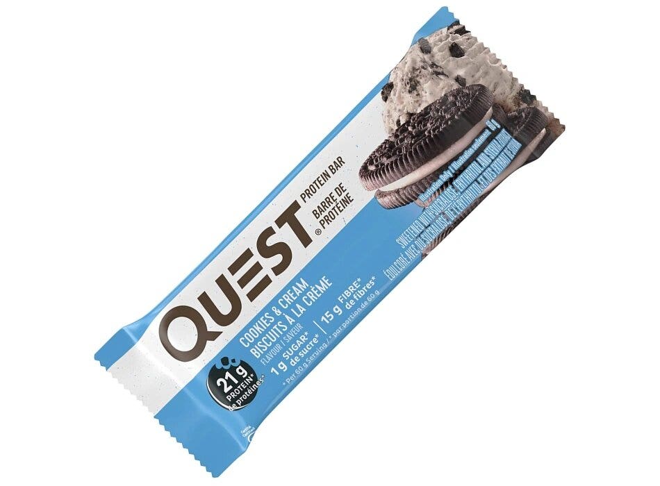 Barrita proteica Quest sabor arándanos 60 g