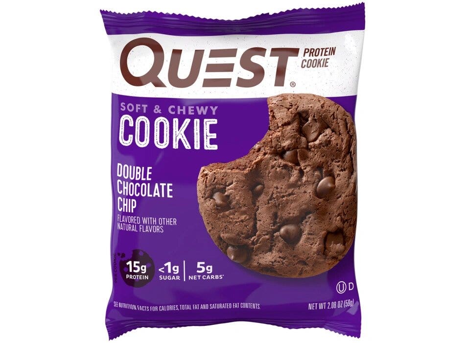 Quest Nutrition Galleta con trocitos de chocolate doble 59 g