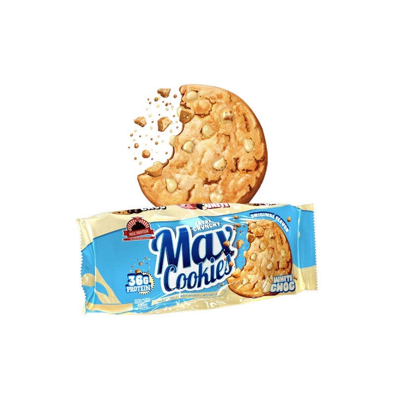 Max Protein Max Cookies Sabor Chocolate Blanco 4x25 g