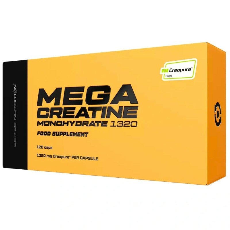 Scitec Nutrition Mega Creatina Monohidrato 1320 120 cápsulas