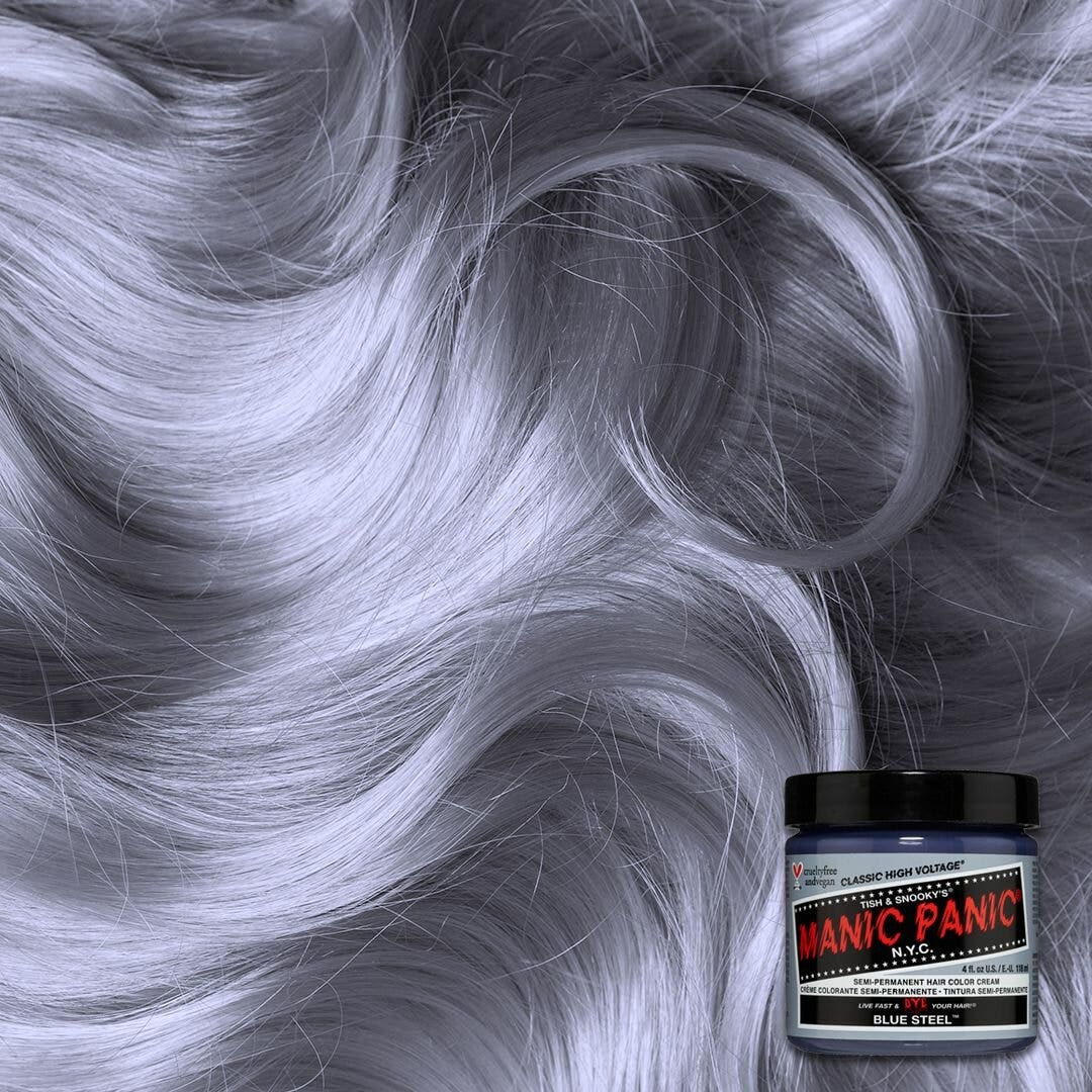 Manic Panic Blue Steel Classic High Voltage Colorazione Semipermanente Per Capelli 118ml
