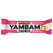 Newtritions Body Attack YamBam Bars Crunch Gusto Cioccolato Bianco Lampone & Vaniglia 55g