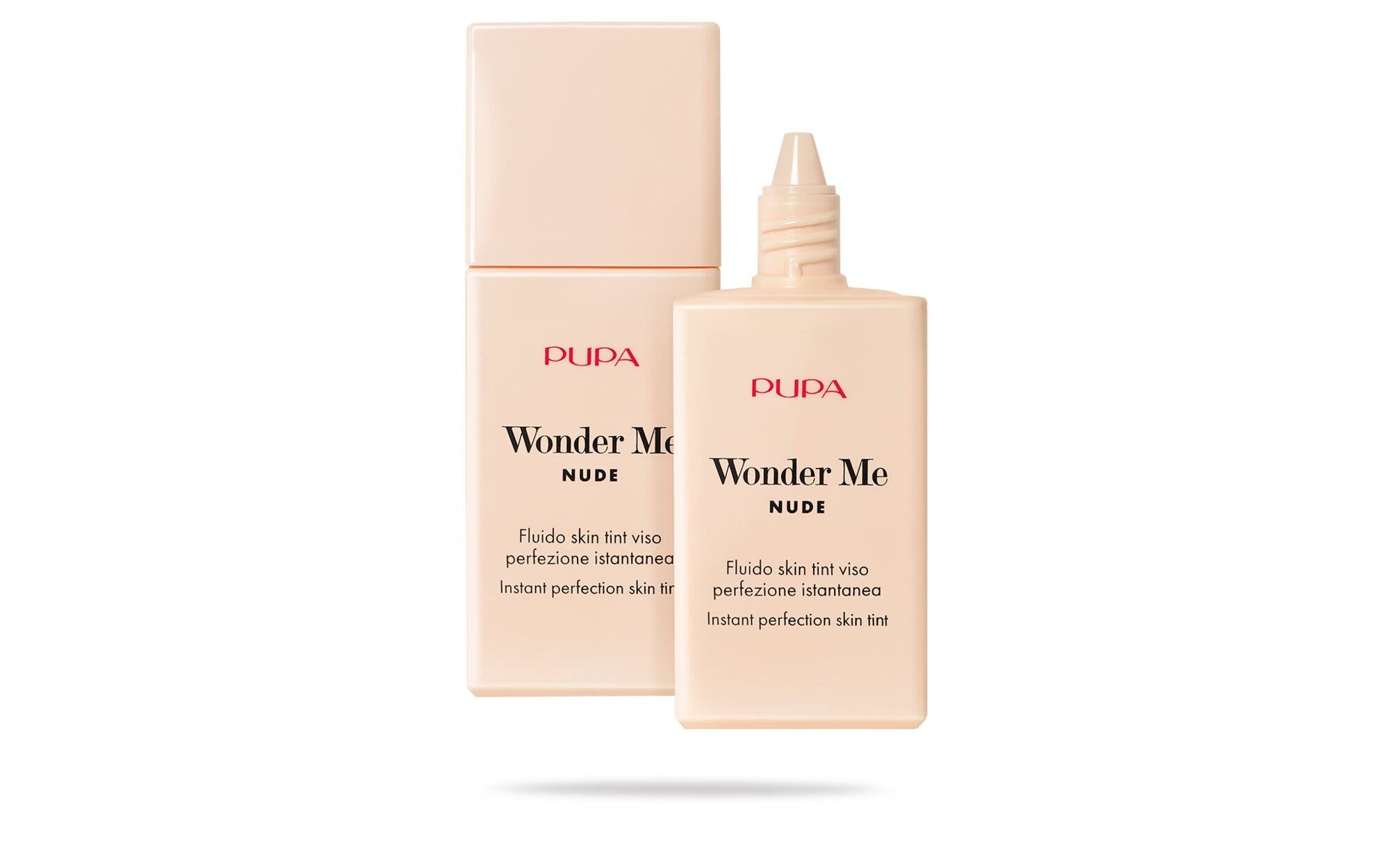 Pupa Wonder Me Nude Fluido Skin Tint para el rostro, perfección instantánea 040 Hazelnut 30 ml