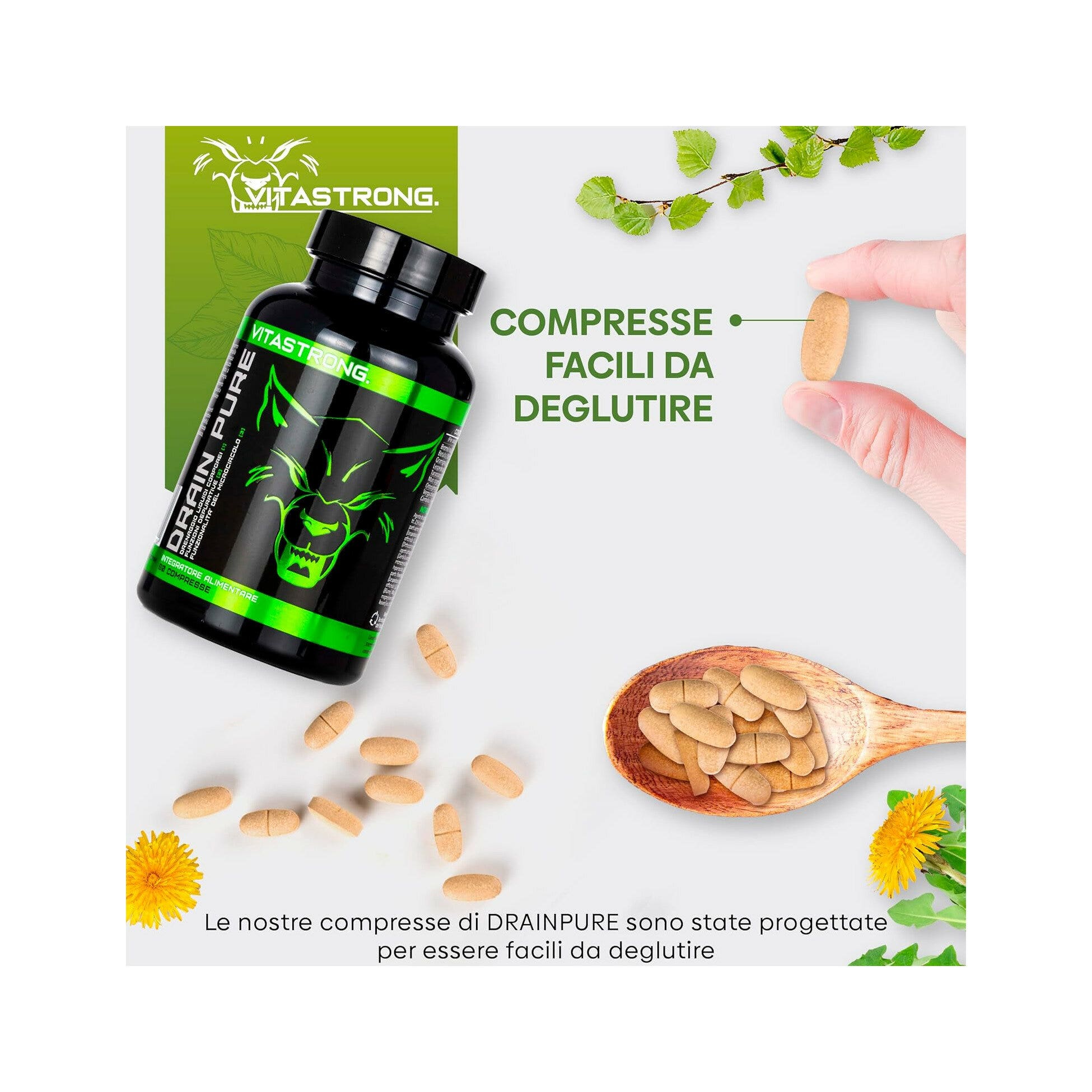 Vitastrong Drain Pure 60 Compresse