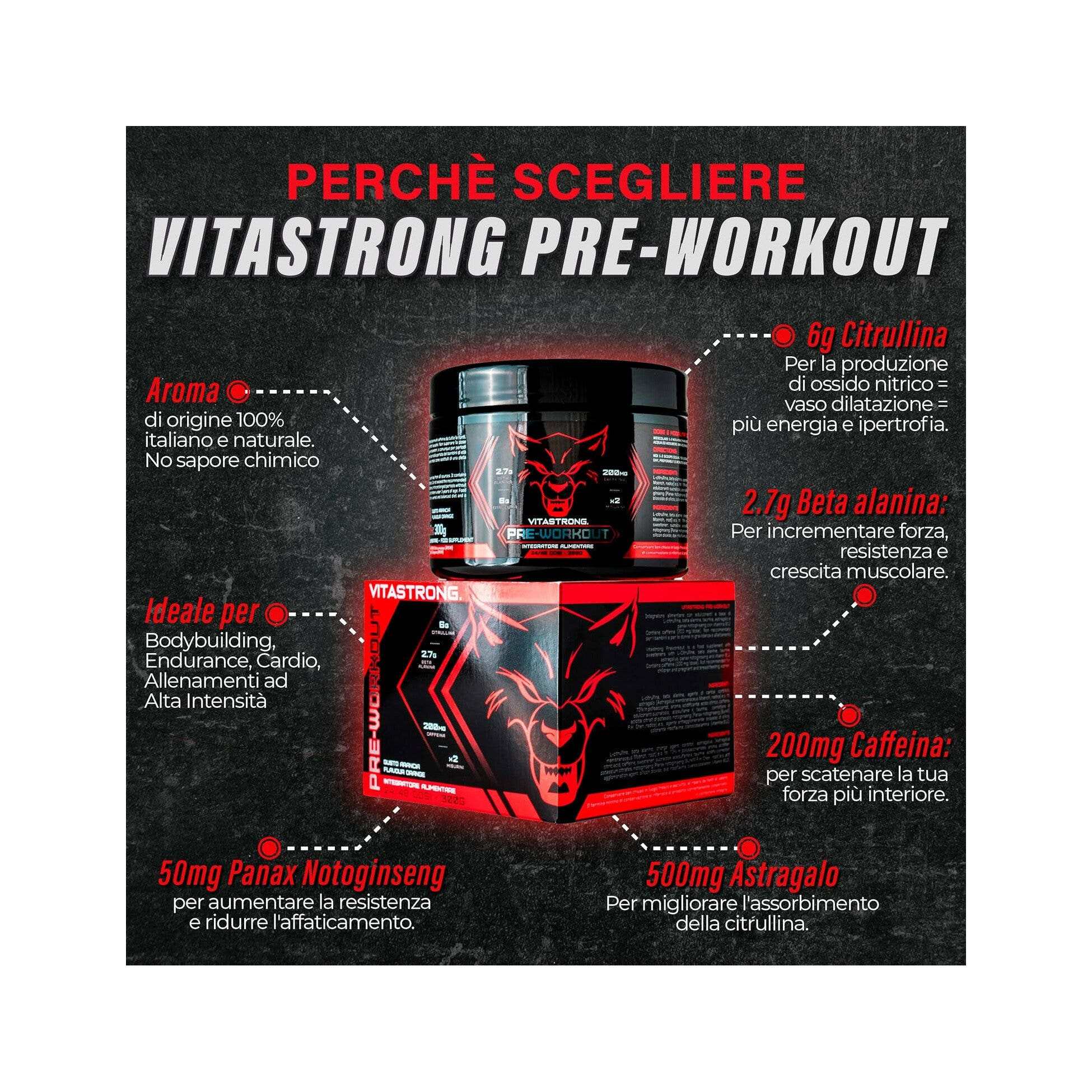 Vitastrong Preworkout 300g