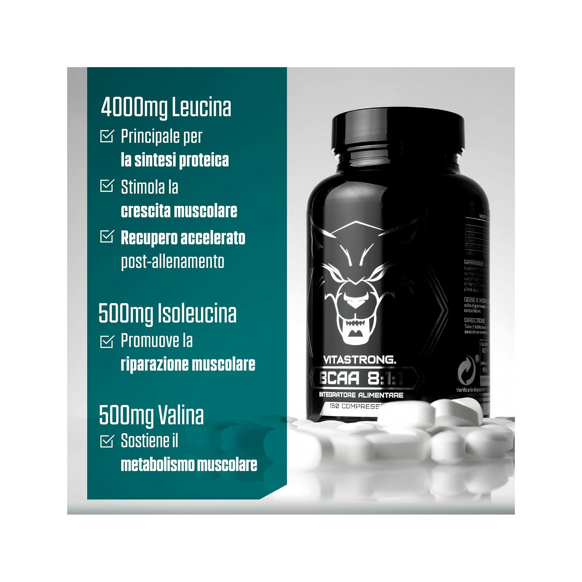 Vitastrong BCAA 8:1:1 150 Compresse
