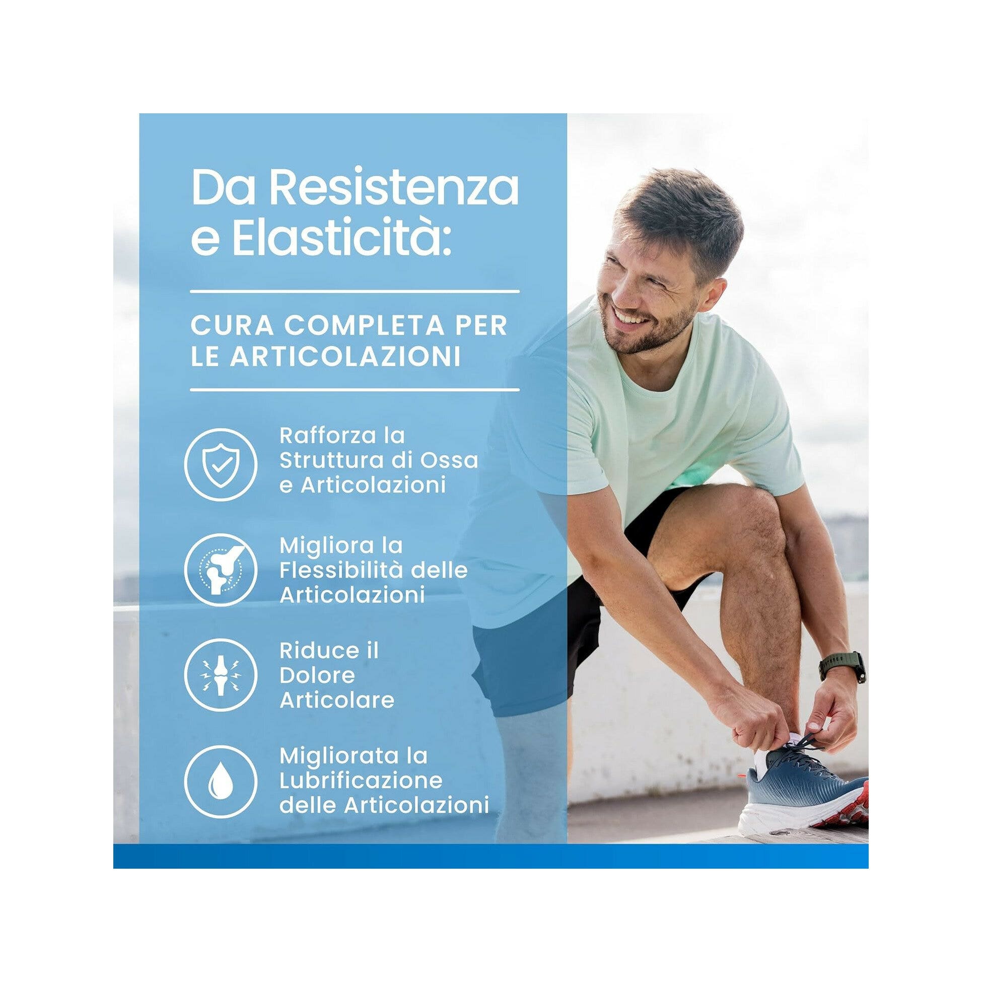 Vitastrong Collagen & HyaluronicAcid 180 Compresse