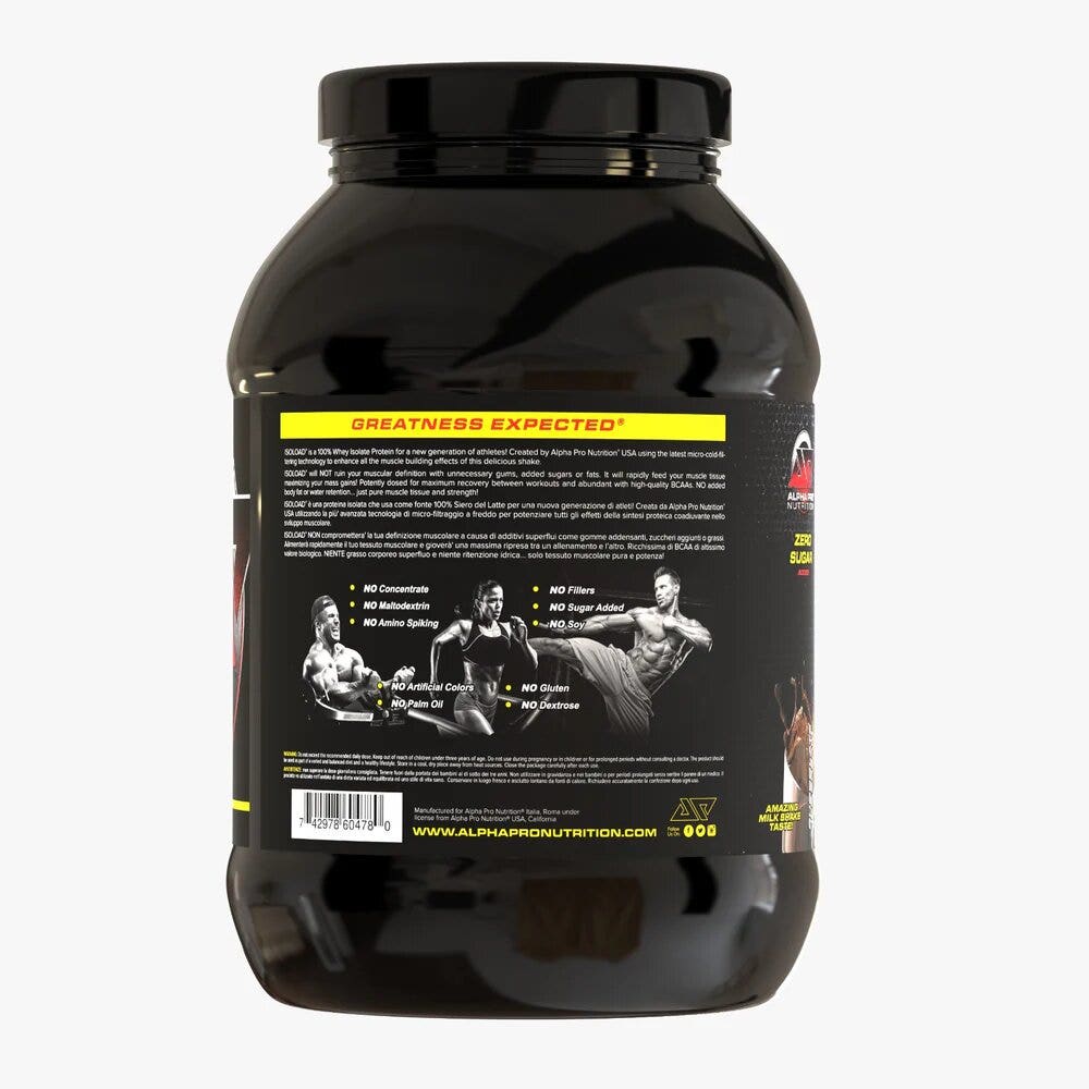 Alpha Pro Nutrition Isoload Helado de Chocolate 908 g