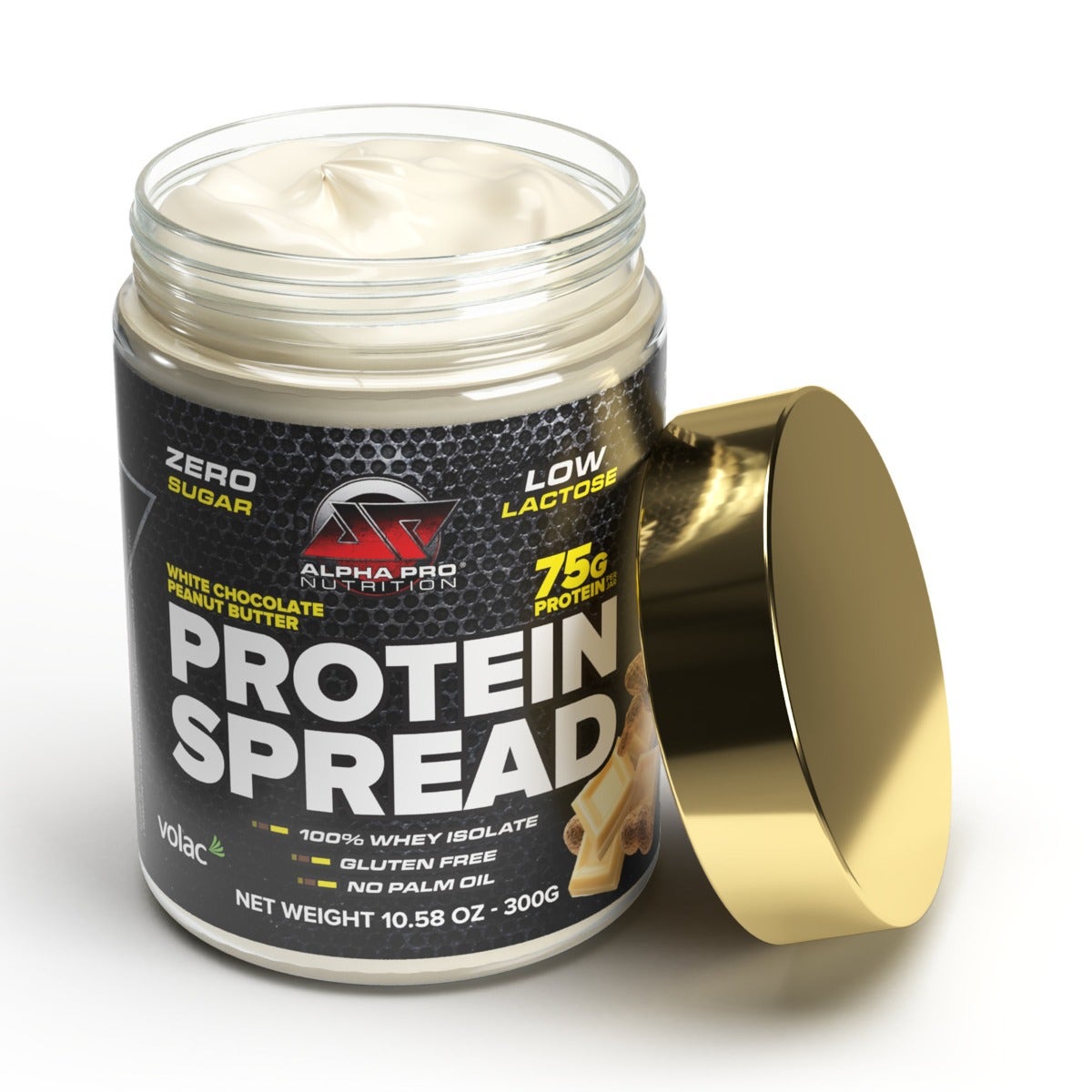 Alpha Pro Nutrition Protein Spread Bianco Peanut Butter 300g