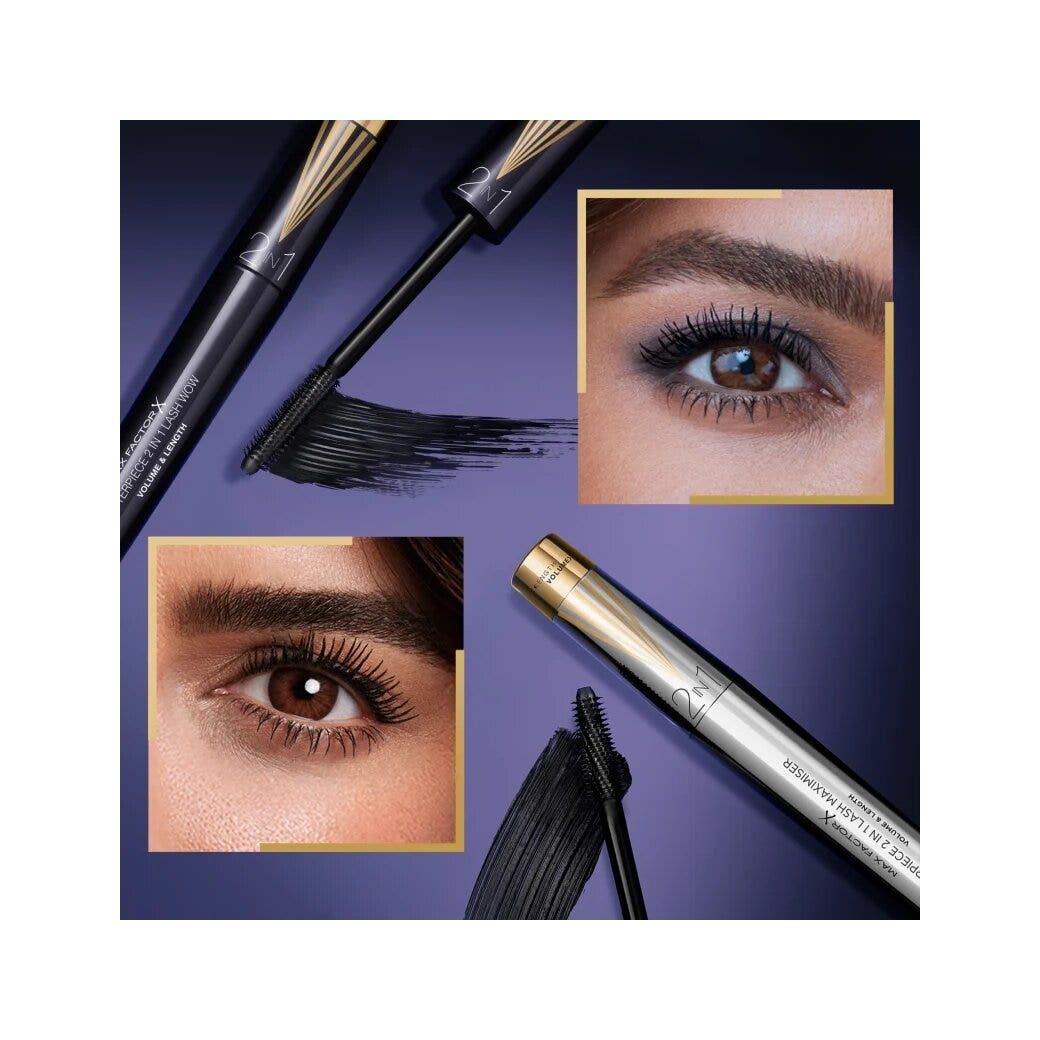Max factor Mascara Masterpiece 2 In 1 Lash Wow Black Brown 7ml