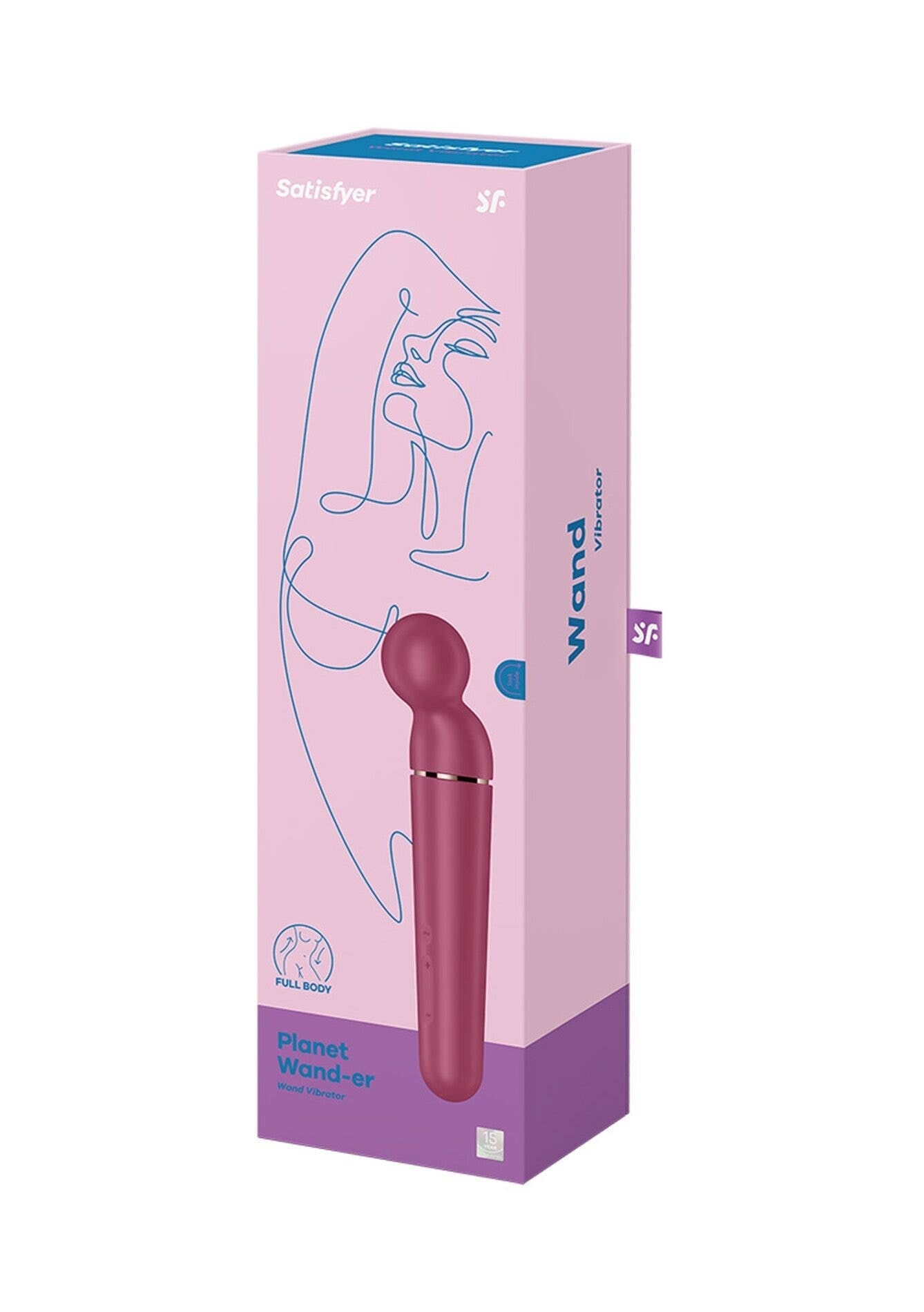 Satisfyer Planet Wand-Er, vibrador Berry