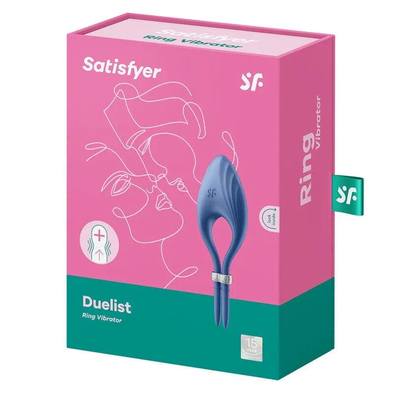Satisfyer Duelist Anello Vibrante Blu